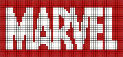 Marvel perleplade – Marvel-logo