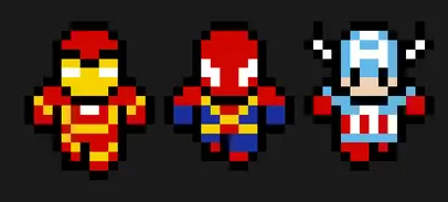 Marvel perleplade – Nøgleringe