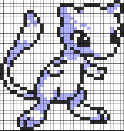 Mew perleplade – Mew i 8-bit
