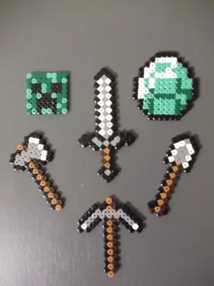 Minecraft perleplade – inspiration 14