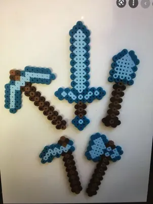 Minecraft perleplade – inspiration 20