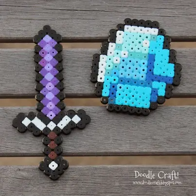 Minecraft perleplade – inspiration 25