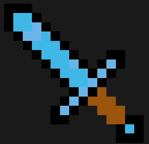 Minecraft perleplade – Sværd