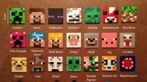 Minecraft perleplade – Minecraft-hoveder