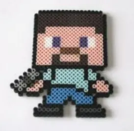 Minecraft perleplade – Steve