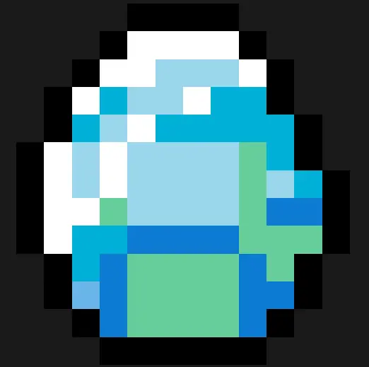 Minecraft perleplade – Diamant