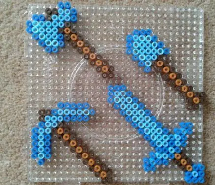 Minecraft perleplade – Minecraft-nøgleringe