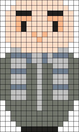 Minion perleplade – Gru