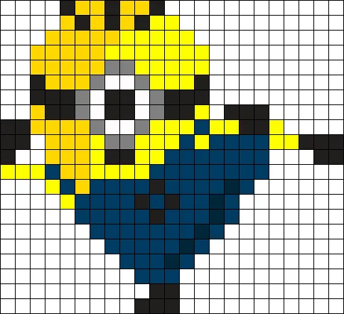 Minion perleplade – Sparkende karate-minion