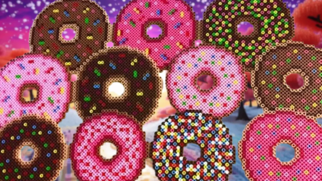 Donut perleplade