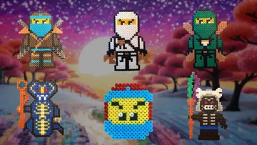 Ninjago perleplade