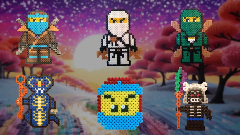 Ninjago perleplade