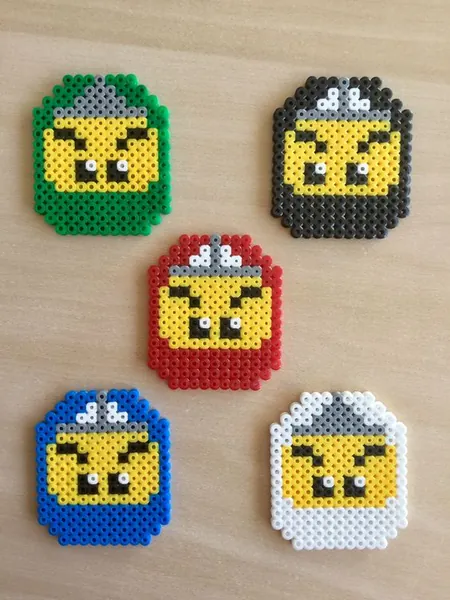 Ninjago perleplade – inspiration 4
