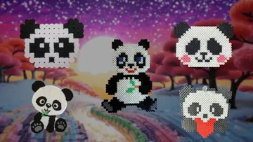 Panda perleplade