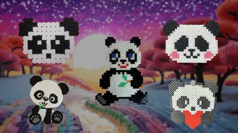 Panda perleplade