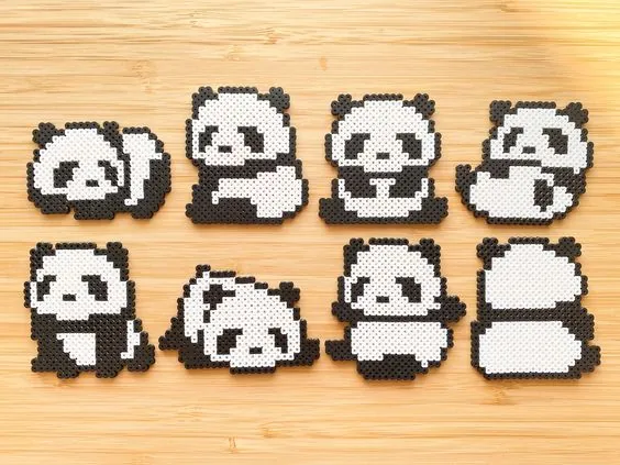 Panda perleplade – inspiration 22