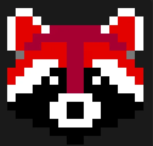 Panda perleplade – Rød panda