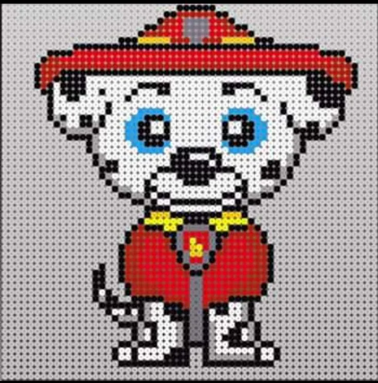 Paw Patrol perleplade – Marshall