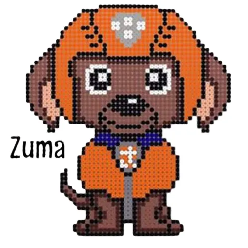 Paw Patrol perleplade – Zuma
