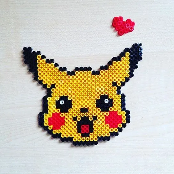 Pikachu perleplade – inspiration 1