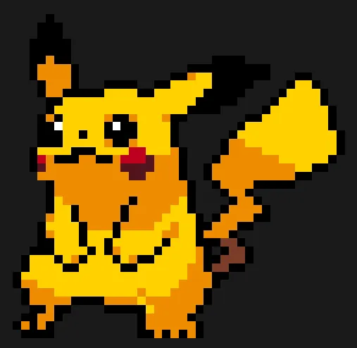 Pikachu perleplade – Pikachu