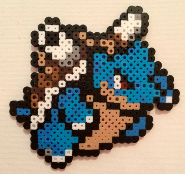 Blastoise perleplade – Mini-Blastoise