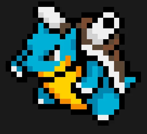 Blastoise perleplade – Blastoise med panser