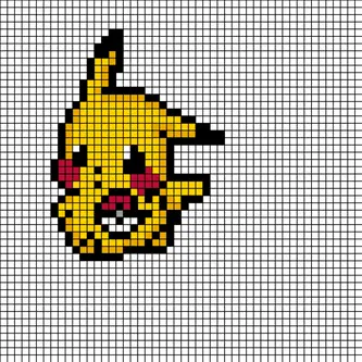 Pokémon perleplade – Pikachu med en Pokéball