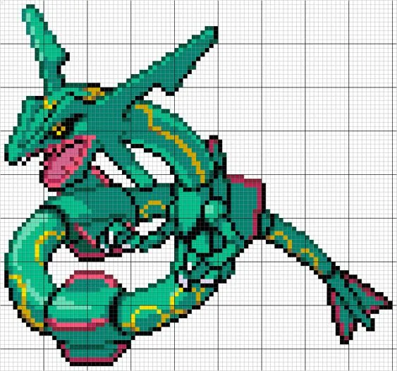 Rayquaza perleplade – inspiration 6