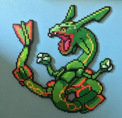 Rayquaza perleplade – Rayquaza-sprite – hele kroppen