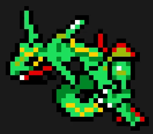 Rayquaza perleplade – Rayquaza