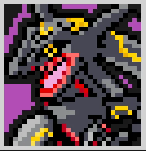 Rayquaza perleplade – Sort Rayquaza
