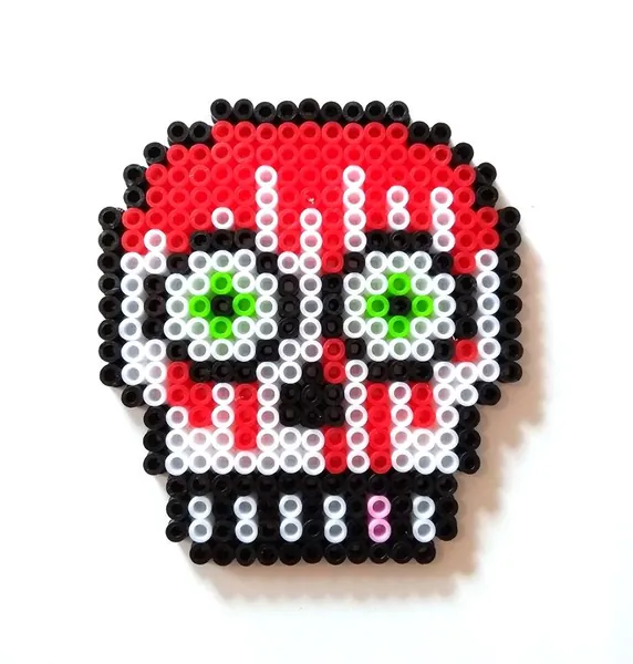 Skelet perleplade – inspiration 1