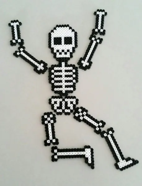 Skelet perleplade – inspiration 9