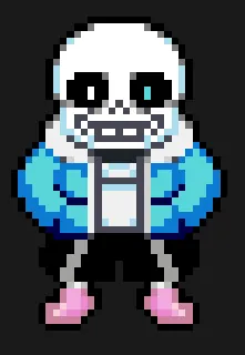 Skelet perleplade – Sans the Skeleton (Undertale)