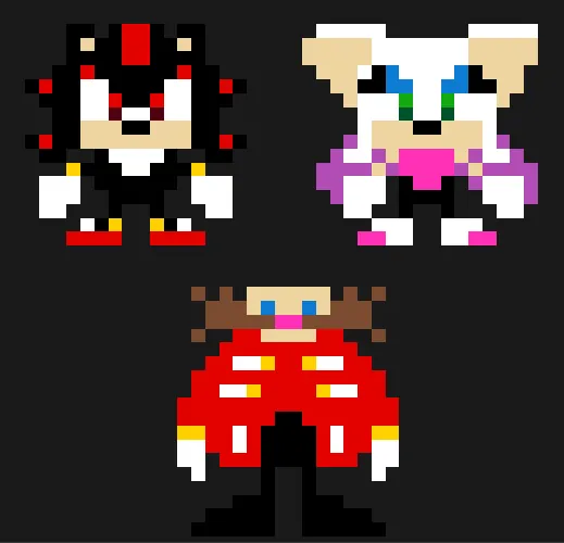 Sonic perleplade – Team Dark – Sonic