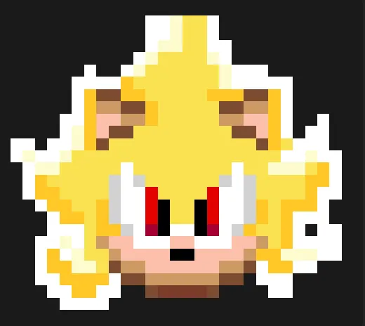 Sonic perleplade – Super Sonic