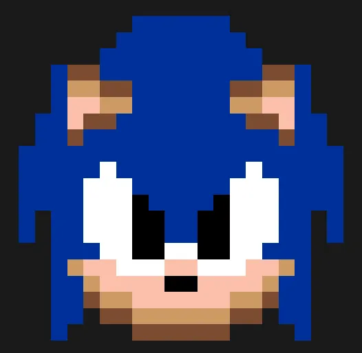 Sonic perleplade – Sonic forfra