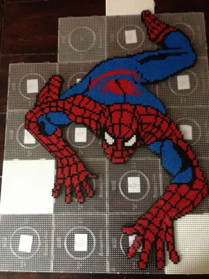 Spiderman perleplade – inspiration 10