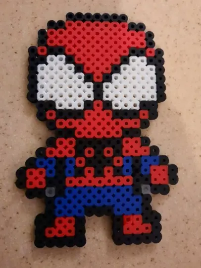 Spiderman perleplade – Mini-Spider-Man