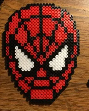 Spiderman perleplade – Spider-Man-maske