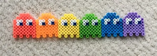 Spøgelse perleplade – Mini-spøgelser fra Pac-Man