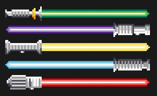 Star Wars perleplade – Lyssværd
