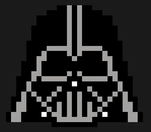 Star Wars perleplade – Darth Vader-hjelm