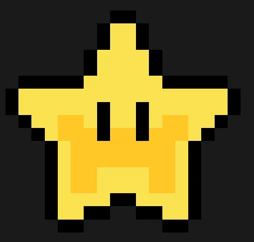 Stjerne perleplade – Superstjerne – Mario Bros