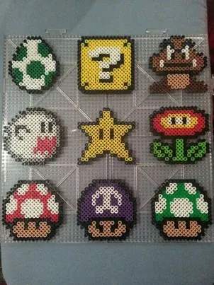Super Mario perleplade – inspiration 6