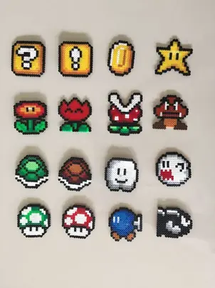 Super Mario perleplade – inspiration 13