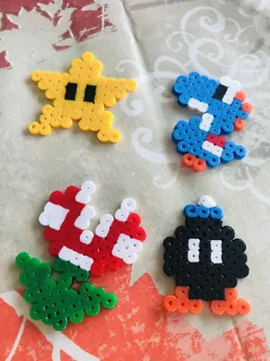Super Mario perleplade – inspiration 19