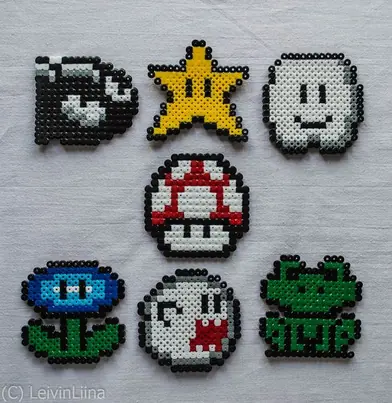Super Mario perleplade – inspiration 20