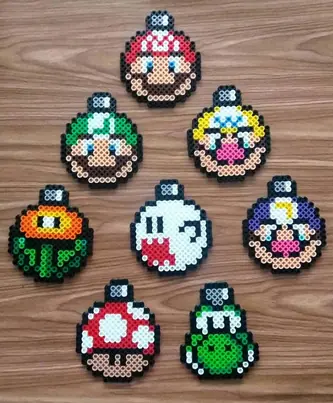 Super Mario perleplade – inspiration 23